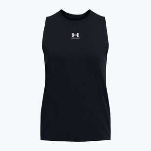 Dámské tréninkové tílko top Under Armour Rival Muscle Tank black/white