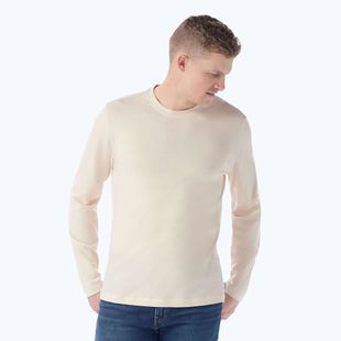 Pánské trekové tričko longsleeve  Smartwool Perfect Crew almond