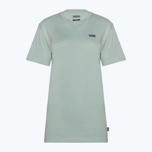 Dámské tričko Vans Logo na levé straně hrudi šedá mlha