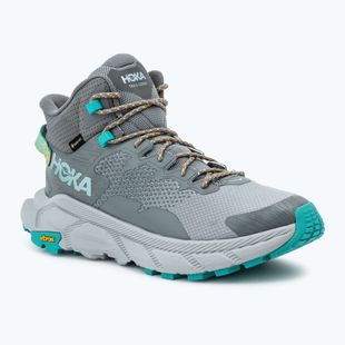 Pánské turistické boty HOKA Trail Code GTX galactic grey/electric aqua