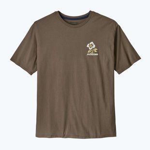 Pánské tričko Patagonia Balance Organic peace seeds / marlow brown