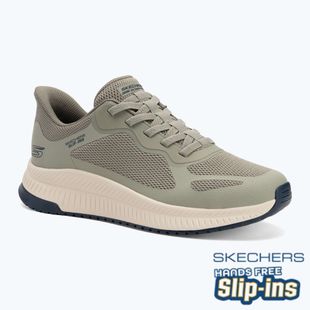 Pánské boty SKECHERS Bobs Squad 4 olive