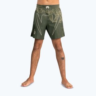 Pánské tréninkové šortky Venum Serpenti Fight khaki/bronze/ivory