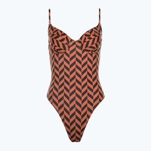 Dámské jednodílné plavky Billabong Cross Step brick