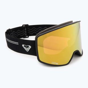 Dámské snowboardové brýle ROXY Storm W black/clux ml pink gold