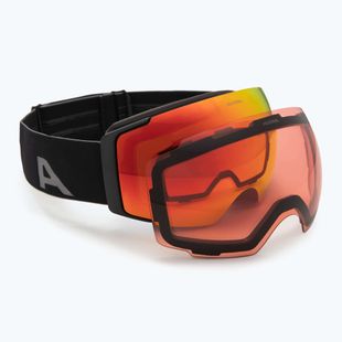 Lyžařské brýle Alpina Falera Mag Q-Lite black matt/red/pink