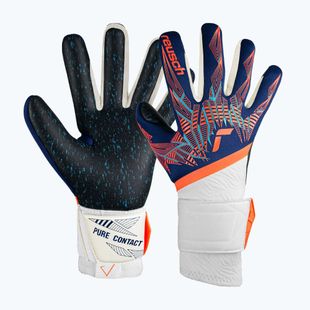 Brankářské rukavice Reusch Pure Contact Fusion premium blue/electric orange/black