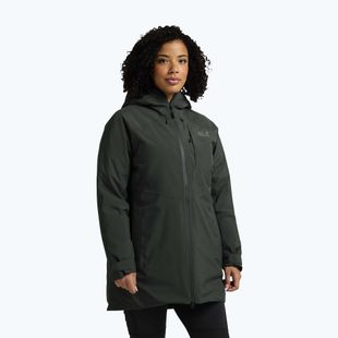 Dámská péřová bunda Jack Wolfskin Icecape 2L Down Ins Rds slate green