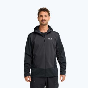 Pánská softshellová bunda Jack Wolfskin Skyvail phantom