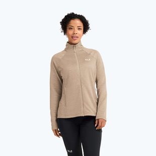Dámská fleecová mikina Jack Wolfskin Anytrail Full Zip oat