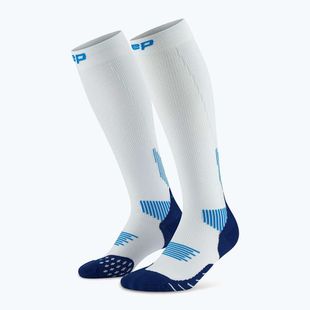 Dámské kompresní ponožky CEP Run Tall 5.0 ice/blue