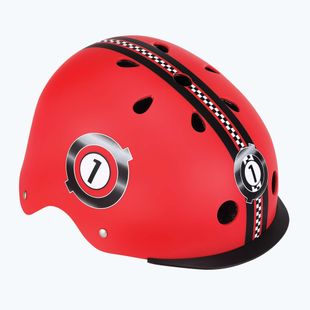 Dětská helma Globber Elite Lights new red racing