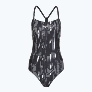 Dámské jednodílné plavkySpeedo Allover Rippleback black