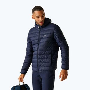 Pánská bunda REGATTA Hooded Marizion black navy/olympian blue
