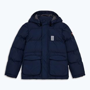 Dětská zateplená bunda LEGO Lwjaz 704 dark navy