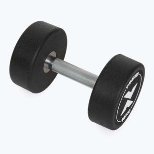 Pogumovaná litinová činka XTREXO Pro 16 kg black