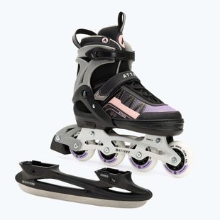 Dětské kolečkové brusle nastavitelné ATTABO Bladeroll black/violet