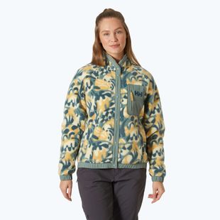 Dámská mikina Helly Hansen Imperial Printed Pile Snap sand bruce aop