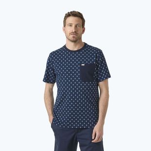 Pánské tričko Helly Hansen Hudson navy aop