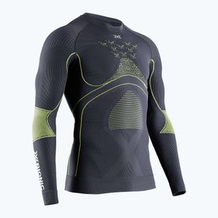 Pánská termoakční mikina X-Bionic Energy Accumulator 4.0 charcoal/yellow