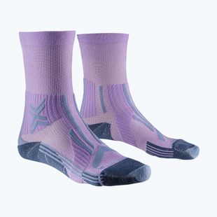Dámské ponožky X-Socks Trailrun Perform Crew orchid/sunset blue
