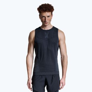 Pánské běžecké tílko X-Bionic Xceed Run x black/rhino grey