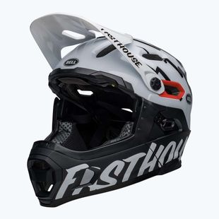 Cyklistická přilba Bell FF Super DH MIPS Spherical fasthouse matte gloss black/white
