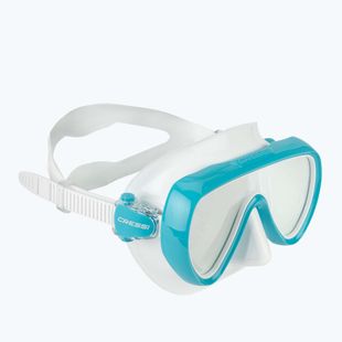 Dámská potápěčská maska Cressi Honey 420 UV white/aquamarine/blue/orange