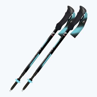Trekové hole Fizan Compact Tech 4 light blue