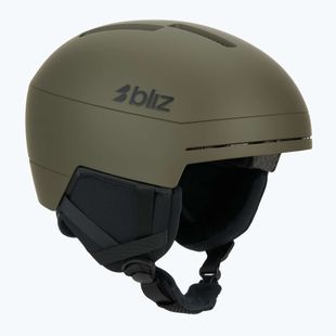 Lyžařská helma Bliz S002 matte camo green