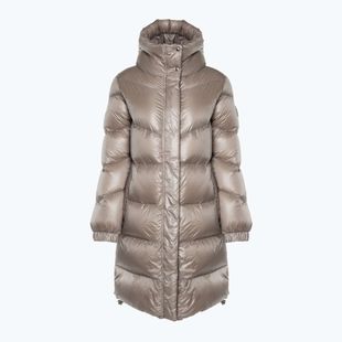 Dámská bunda Woolrich Aliquippa Long Puffer light taupe
