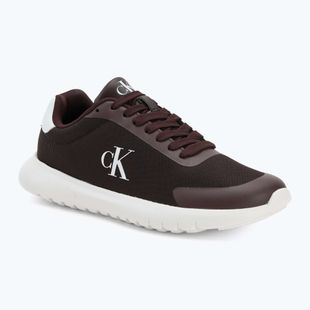 Dámské boty Calvin Klein YW0YW01750 3 Eva Runner Mesh MG brown out/green haze