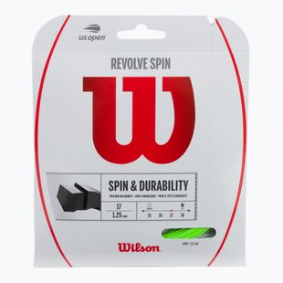 Tenisové struny Wilson Revolve Spin 17 Set šedá WRZ956900+