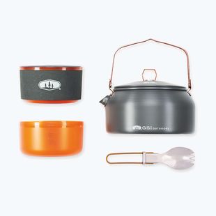 Sada turistického nádobí GSI Outdoors Halulite Ketalist grey/orange