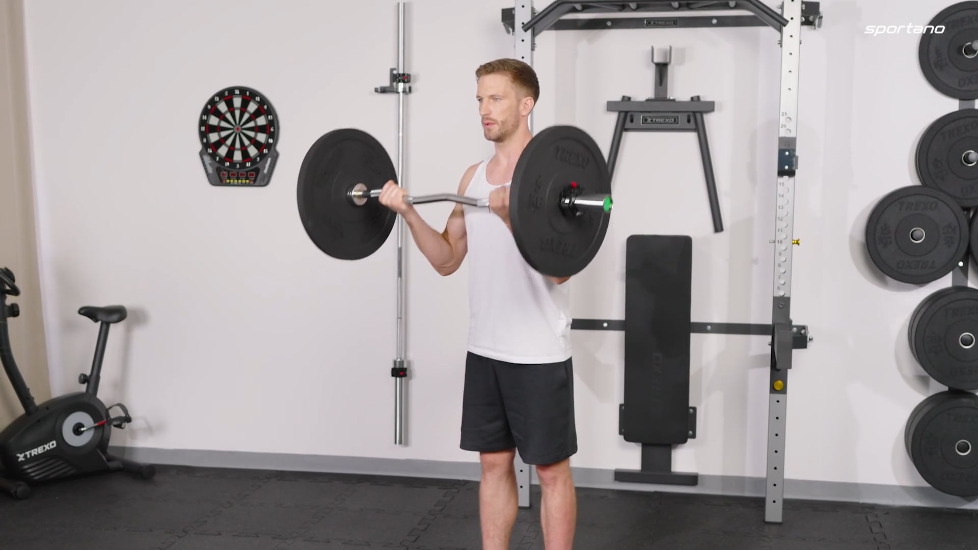 Olympijské závaží bumper XTREXO TRX-BMP005 5 kg černé