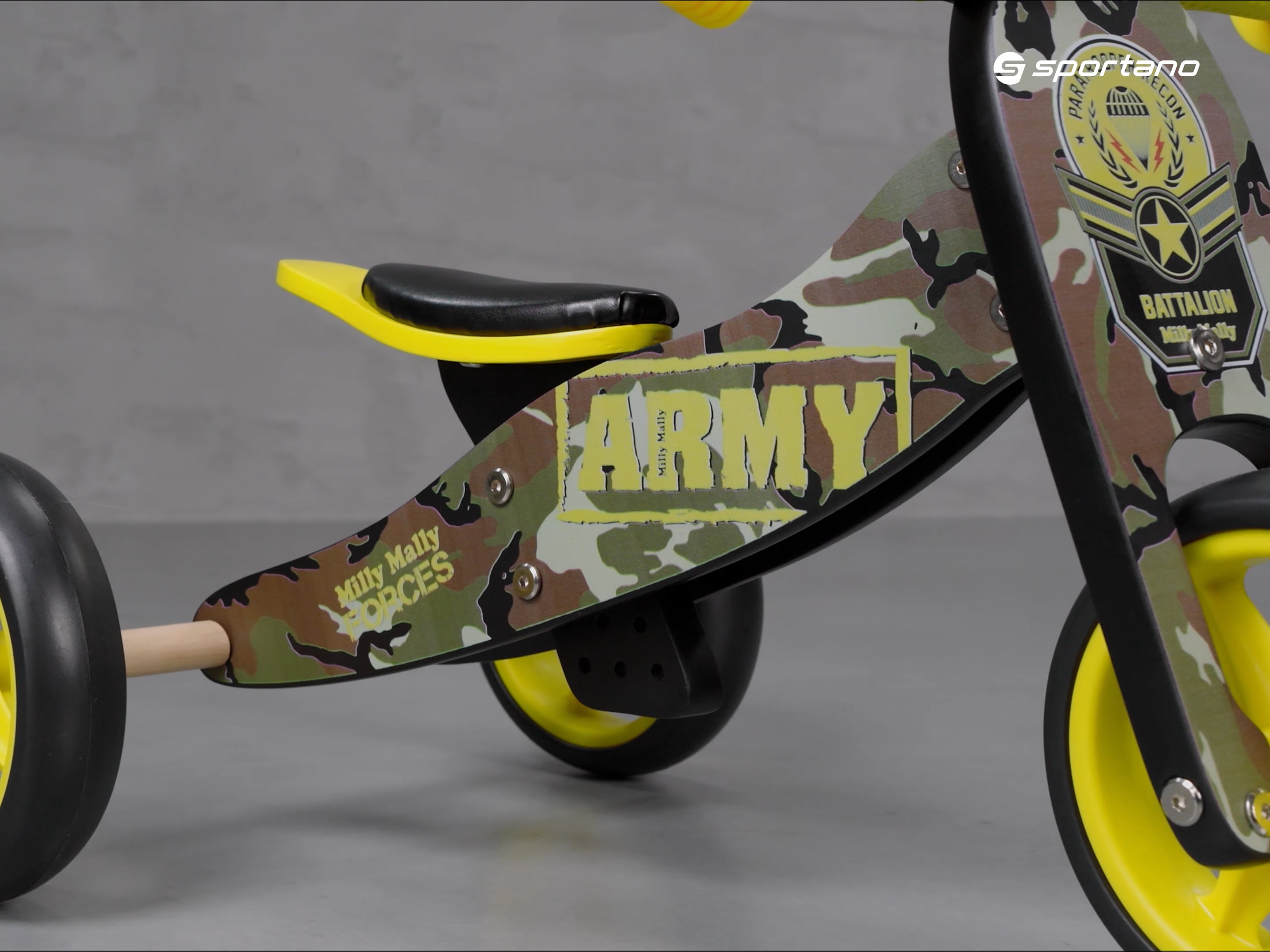 Balanční kolo Milly Mally Jake žluto-černy 2100