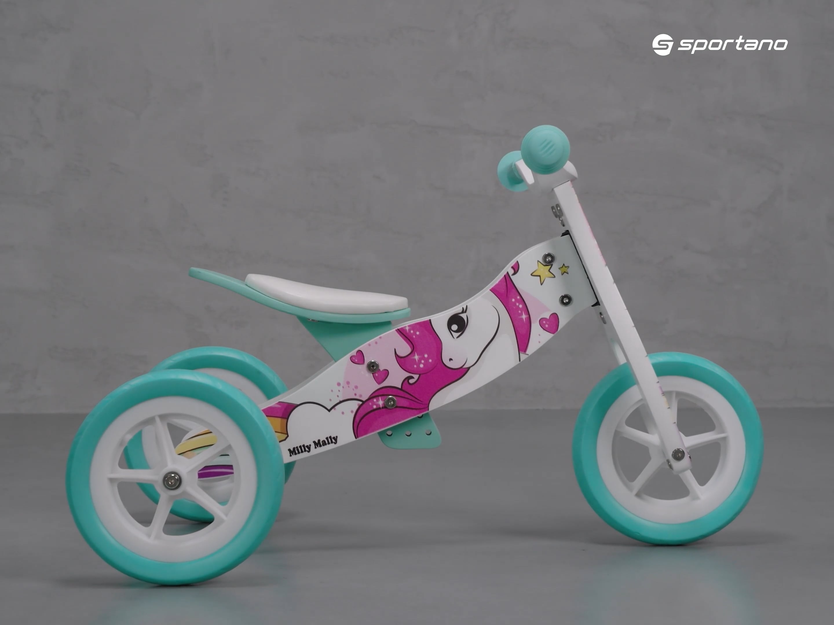 Balanční kolo Milly Mally  2w1 Look barvitý 2787